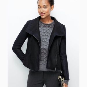 Ann Taylor wool Moto  jacket 2p
